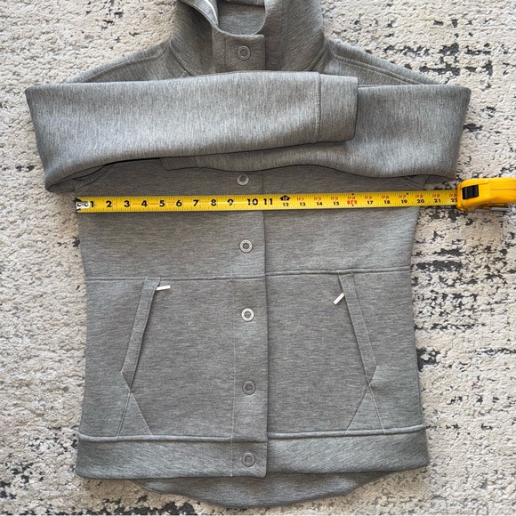 The North Face Women’s Neo Thermal Snap Jacket Dk Heather Gray SZ M - Picture 8 of 13